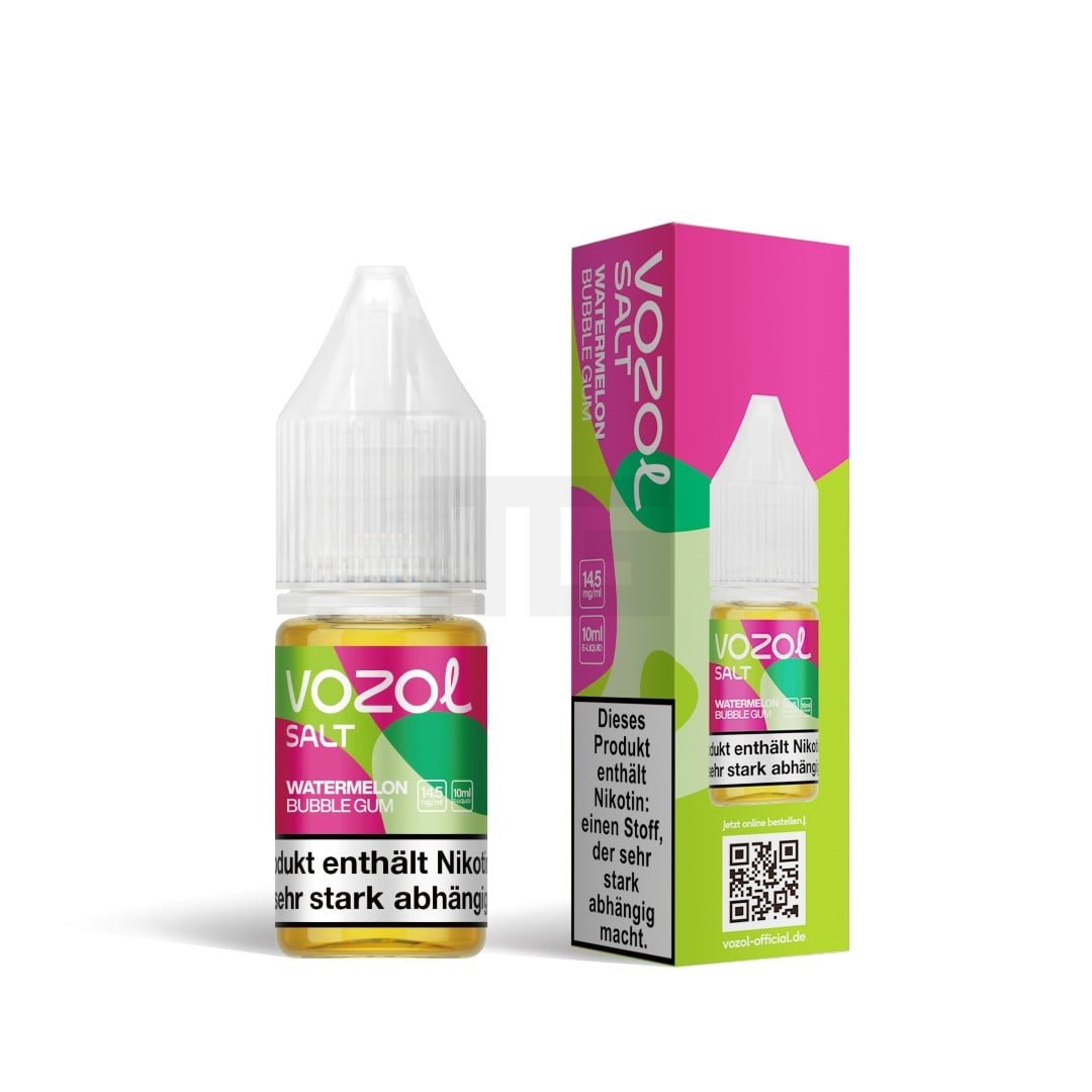 Vozol - Nikotinsalz-Liquid - Watermelon Bubble Gum - 10ml - 14,5mg Vozol - Nikotinsalz-Liquid - Watermelon Bubble Gum - 10ml - 14,5mg