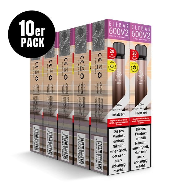 Elf Bar 600 V2 - Einweg E-Zigarette - Cola - 20mg