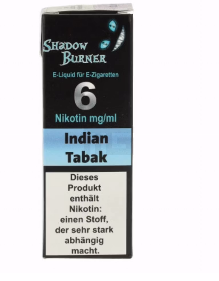shadow-burner-indian-tabak-liquid-10ml-6mg SHADOW BURNER - Indian Tabak - Liquid - 10ml / 6mg