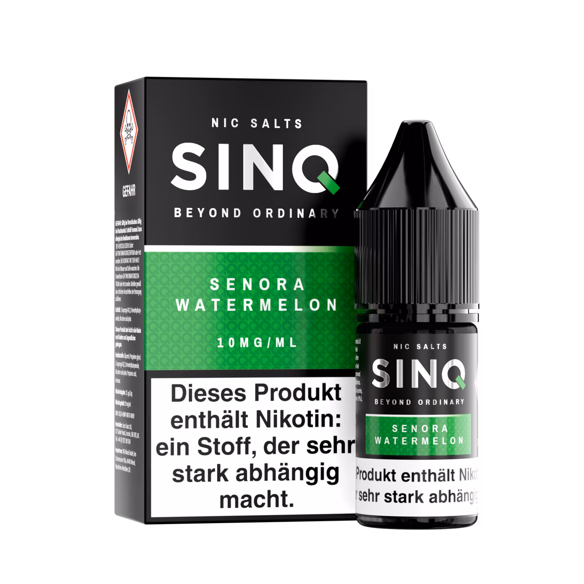 SINQ - Sonora Watermelon - Nikotinsalz Liquids - 10ml - 10mg SINQ - Sonora Watermelon - Nikotinsalz Liquids - 10ml - 10mg