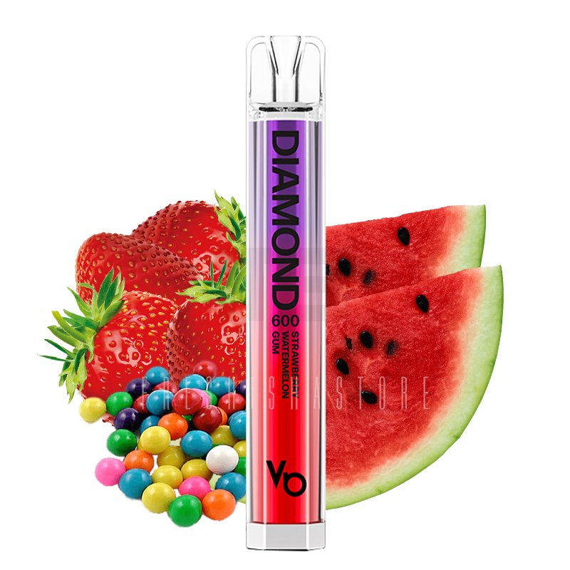 Vapes Bars - Diamond 600 - Einweg E-Ziagrette - Strawberry Watermelon Gum