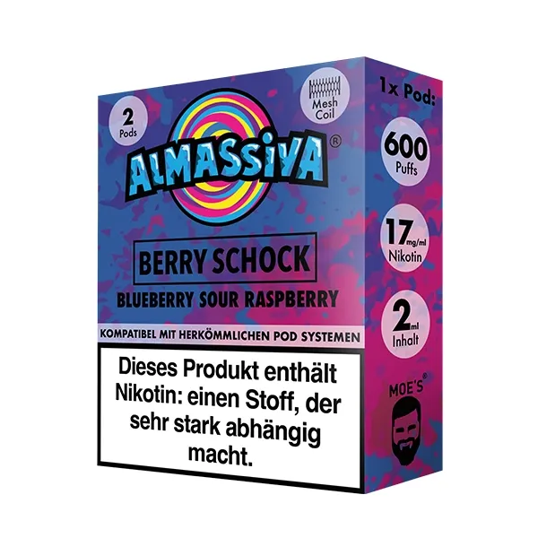 Al Massiva - Prefilled Pod - 2ml - 2er Pack - Berry Schock