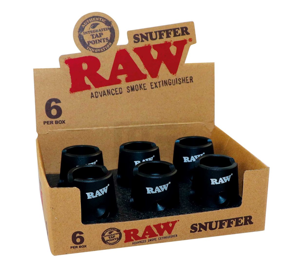 RAW - Aschenbecher - Cone - Snuffer - Schwarz