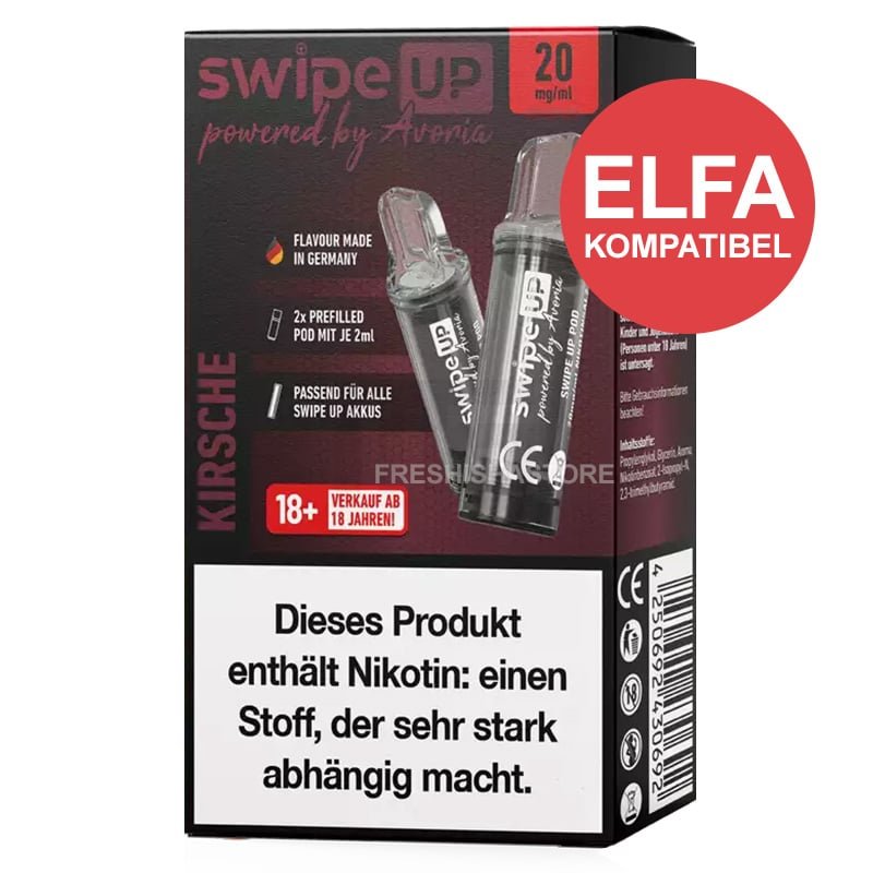 kirsche Swipe Up - Prefilled Pod - Kirsche - 2ml - 2er Pack