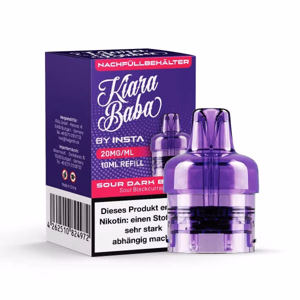 KIARABABA - Nachfülltank - 10ml - Sour Dark Berry KIARABABA - Nachfülltank - 10ml - Sour Dark Berry