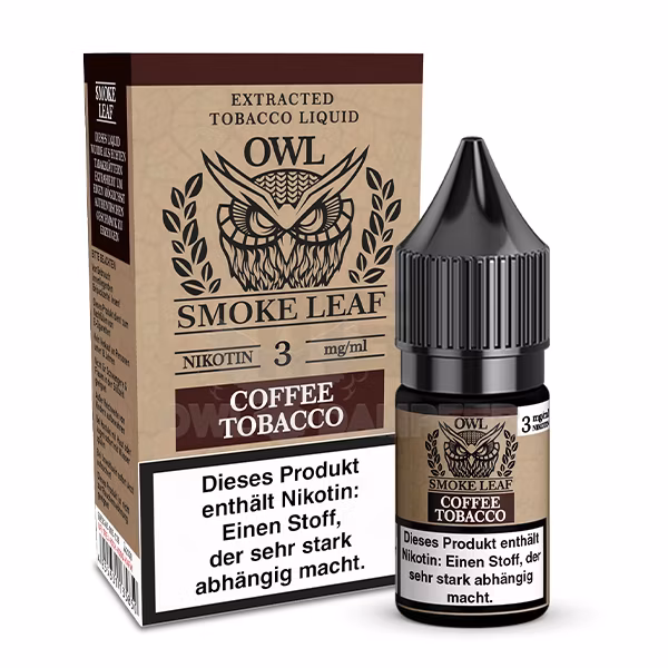 OWL Smoke Leaf Nikotin-Liquid Coffee Tobacco 10ml 3mg