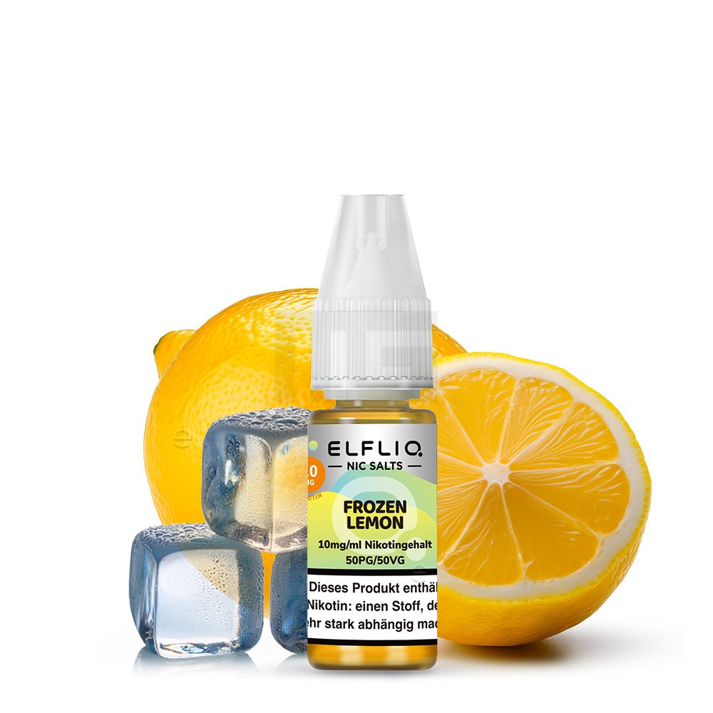 Elfbar - ElfLiq - 10ml - Frozen Lemon | Nikotinsalz-Stärke : 10mg Elfbar - ElfLiq - 10ml - Frozen Lemon | Nikotinsalz-Stärke : 10mg