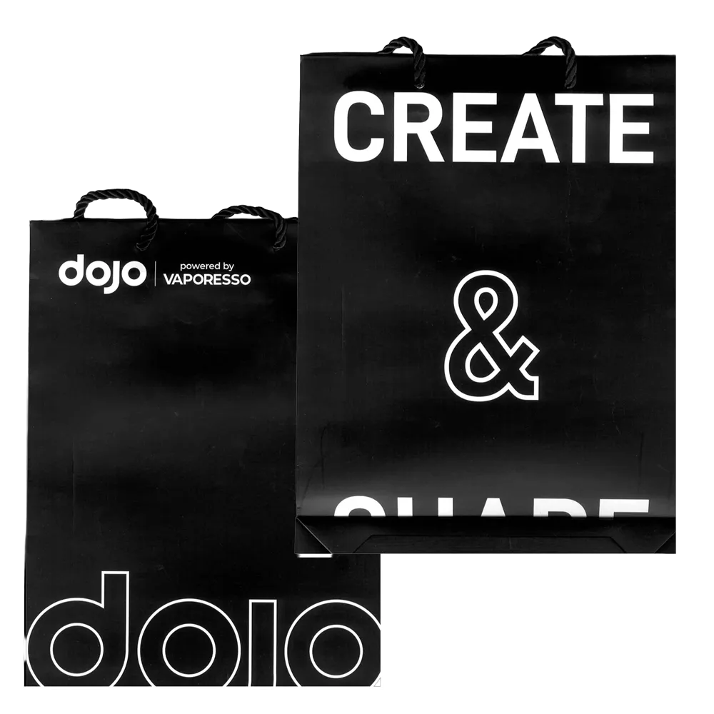 Vaporesso - Dojo - Papiertüte mit Kordel - Schwarz - 30x21cm