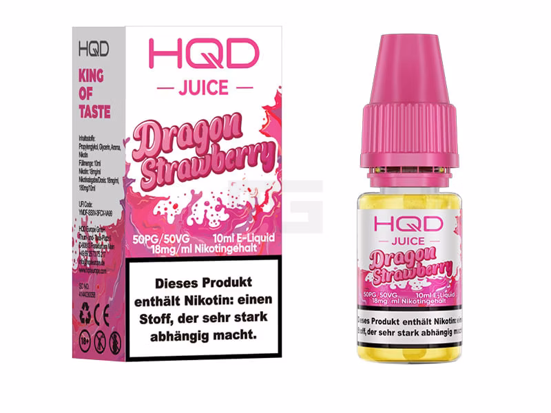 hqd-juice-dragon-strawberry-liquid-10-ml-18-mg HQD - Juice - Dragon Strawberry - Nikotinsalz Liquid - 10ml - 18mg