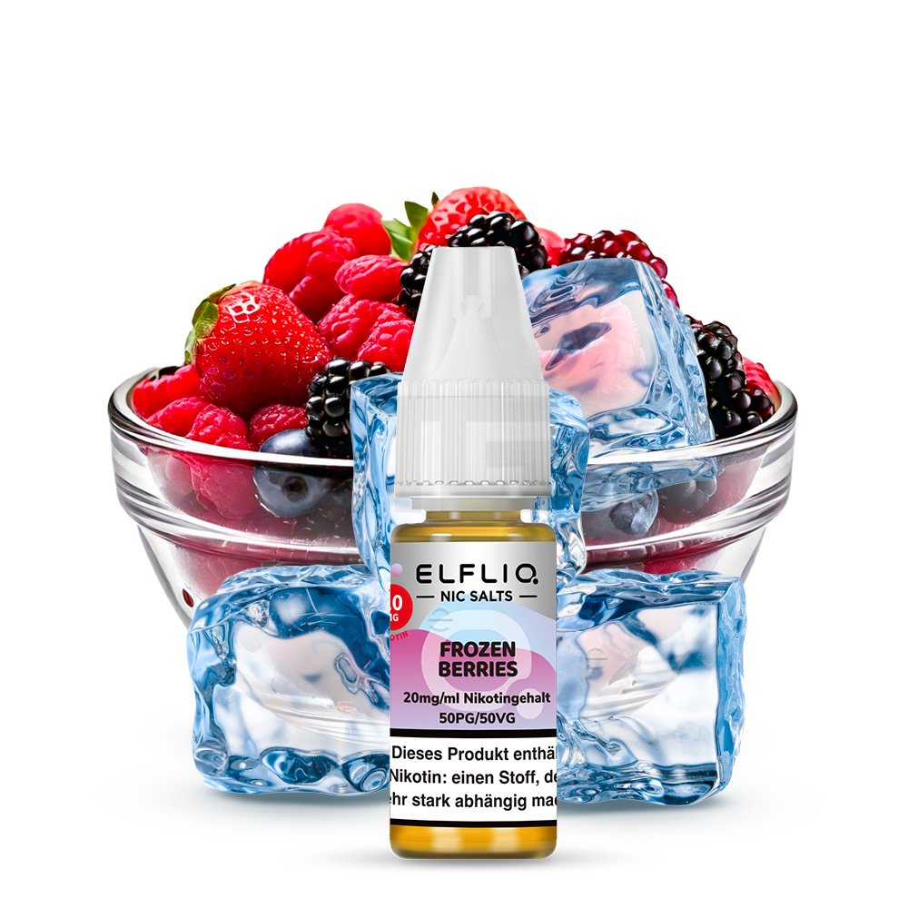 Elfbar - ElfLiq - 10ml - Frozen Berries | Nikotinsalz-Stärke : 20mg Elfbar - ElfLiq - 10ml - Frozen Berries | Nikotinsalz-Stärke : 20mg