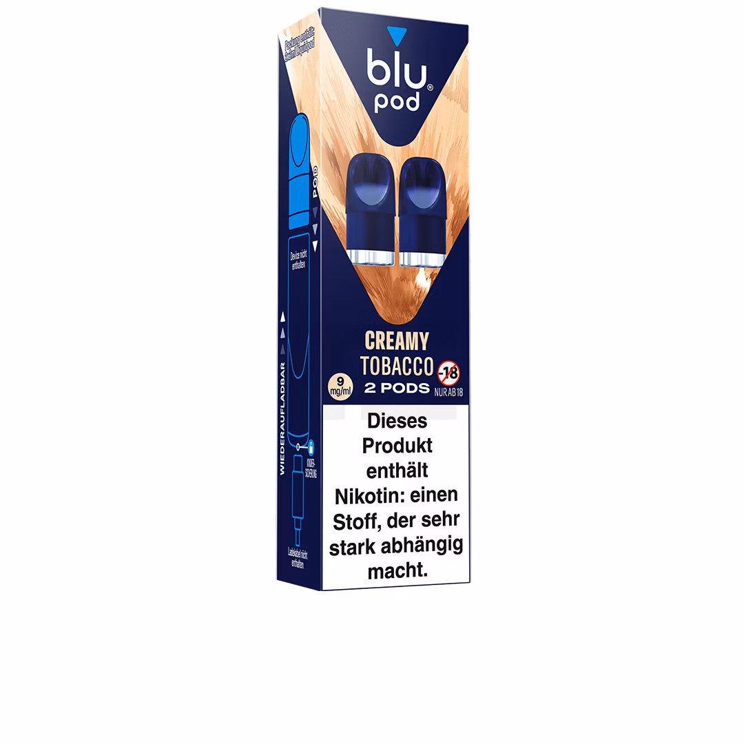 Blu Bar - Prefilled Pods - Creamy Tobacco | Nikotinsalz-Stärke : 18mg