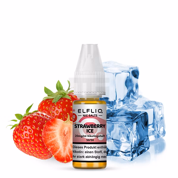 Elfbar - ElfLiq - 10ml - Strawberry Ice | Nikotinsalz-Stärke : 20mg Elfbar - ElfLiq - 10ml - Strawberry Ice | Nikotinsalz-Stärke : 20mg