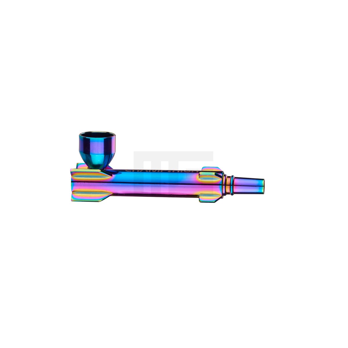 Champ High - Spaceship Pipe Metall - 9 cm - Rainbow Champ High - Spaceship Pipe Metall - 9 cm - Rainbow