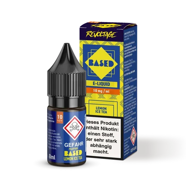 Revoltage - BASED - Nikotinsalz-Liquid - Lemon Ice Tea - 8ml - 10mg Revoltage - BASED - Nikotinsalz-Liquid - Lemon Ice Tea - 8ml - 10mg