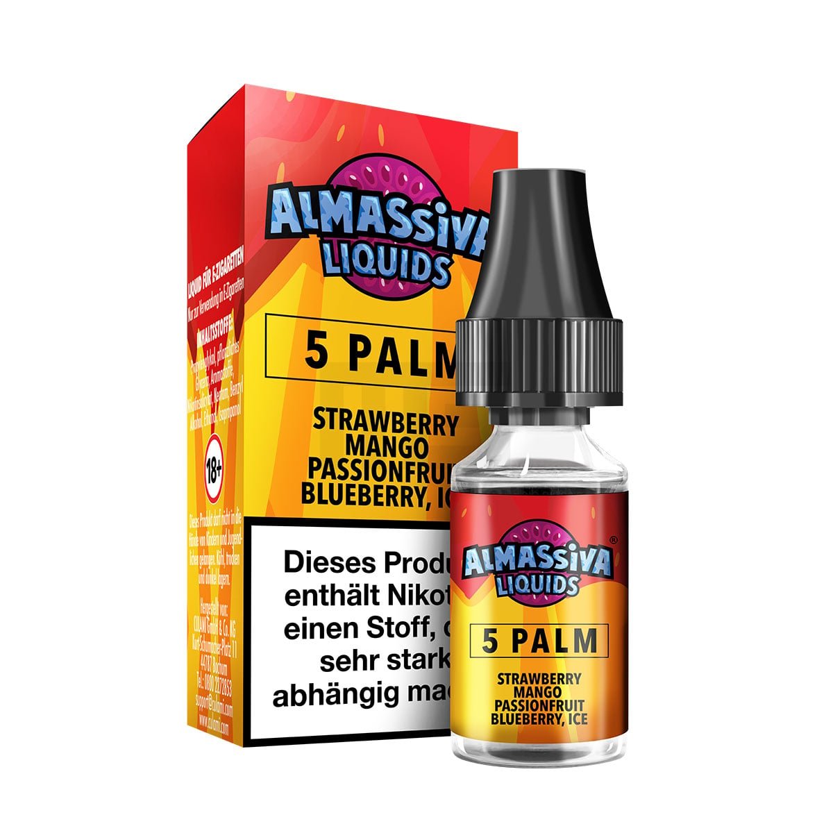 al_massiva_liquid_5_palm_bottle_box Al Massiva - 5 Palm - Nikotinsalzliquid - 10ml - 17mg