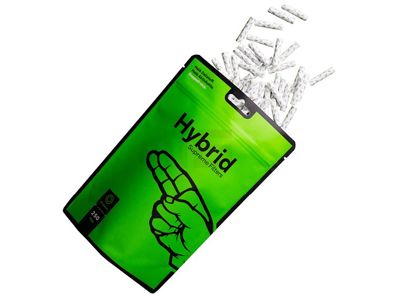 Hybrid Supreme - Aktivkohlefilter - 6,4mm - 250er Beutel