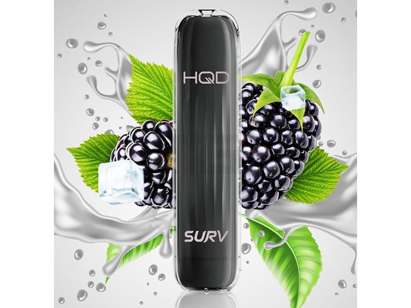 HQD - SURV - Einweg E-Zigarette - Blackberry Ice - 20mg