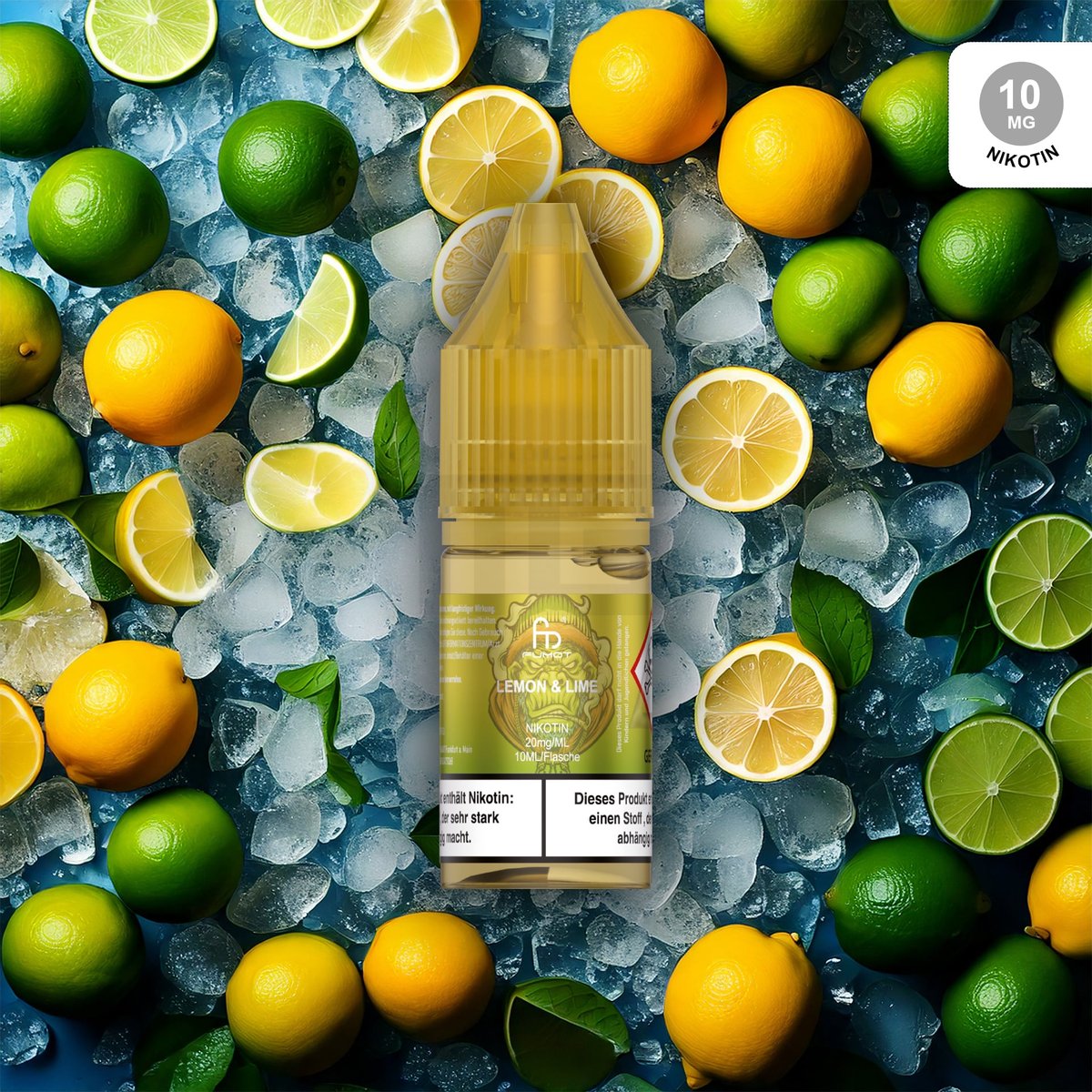 RandM - Tornado - Nikotinsalz-Liquid - 10ml - Lemon Lime 10mg