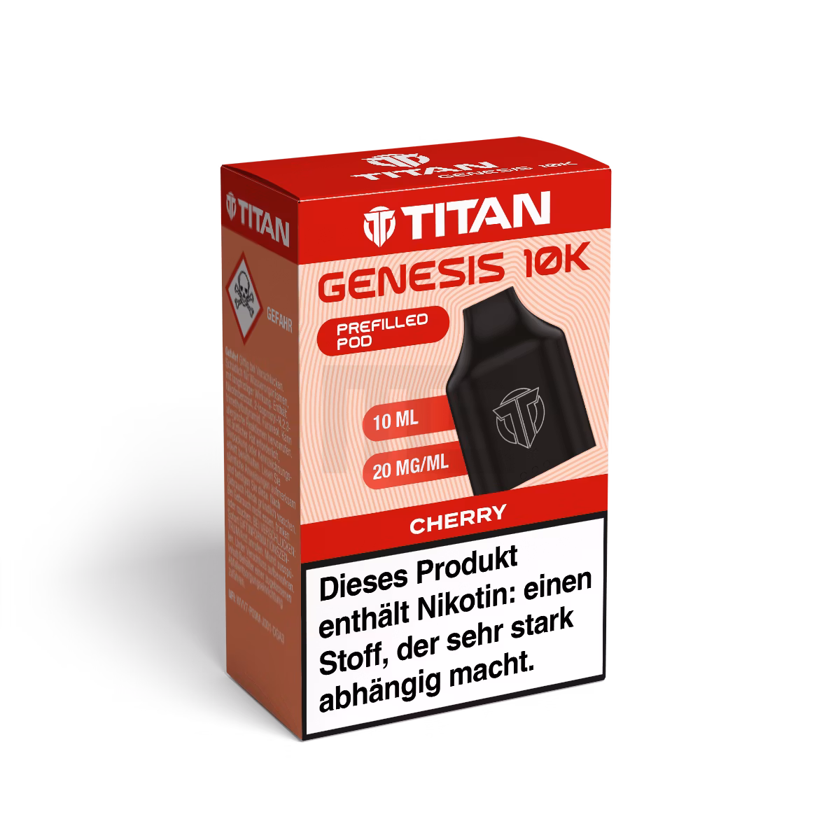 TITAN - Genesis 10K - Nachfüllbehälter - Cherry - 20mg