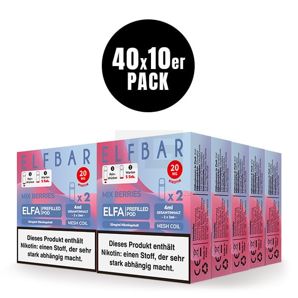 Elfbar - ELFA - Prefilled Pod - 2ml - 2er Pack - Mix Berries