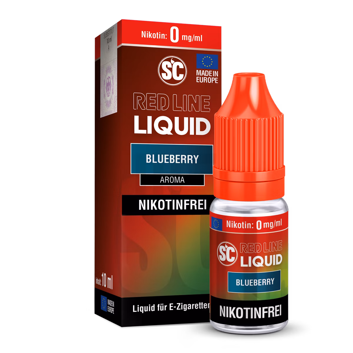SC Red Line - Nikotinsalzliquid - 10ml - 0mg - Blueberry SC Red Line - Nikotinsalzliquid - 10ml - 0mg - Blueberry