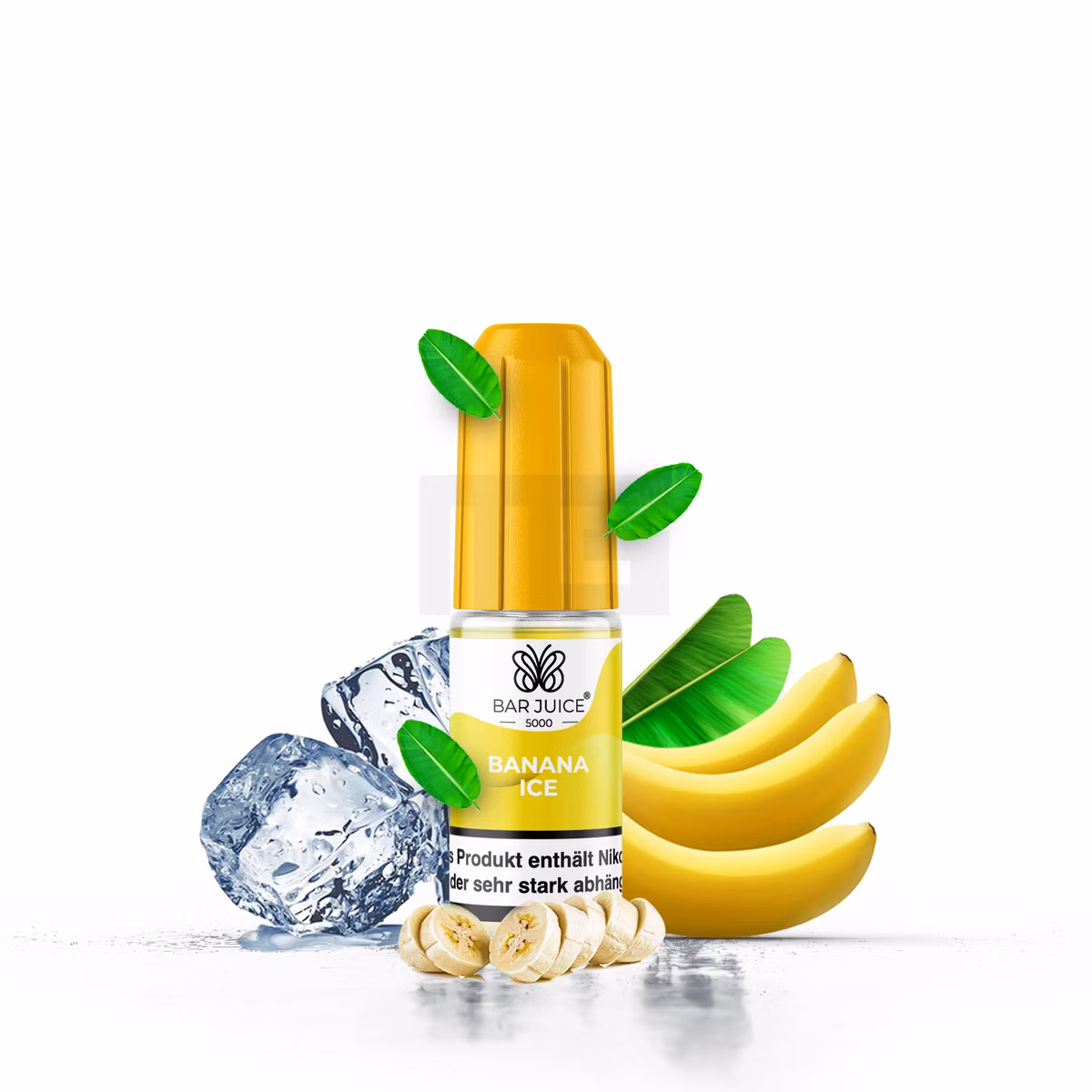 Bar Juice - 5000 - Banana Ice | Inhalt : 10ml | Nikotinsalz-Stärke : 10mg | Paketgröße : 1er Packung