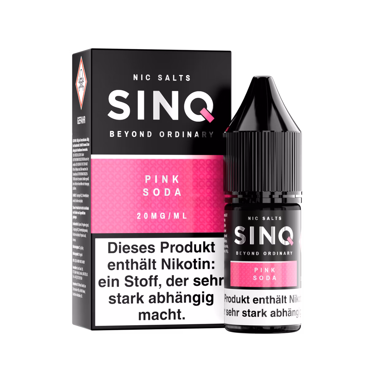 SINQ - Pink Soda - Nikotinsalz Liquids - 10ml - 20mg SINQ - Pink Soda - Nikotinsalz Liquids - 10ml - 20mg