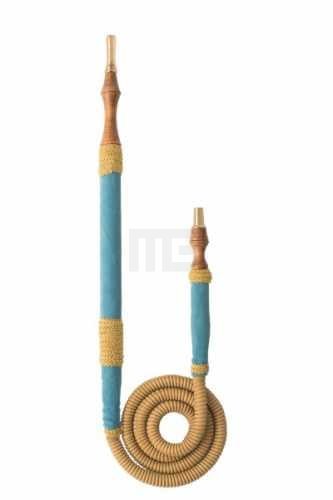 ath-shisha-schlauch-tradi-blau ATH - Traditioneller Hookah Schlauch - hellblau
