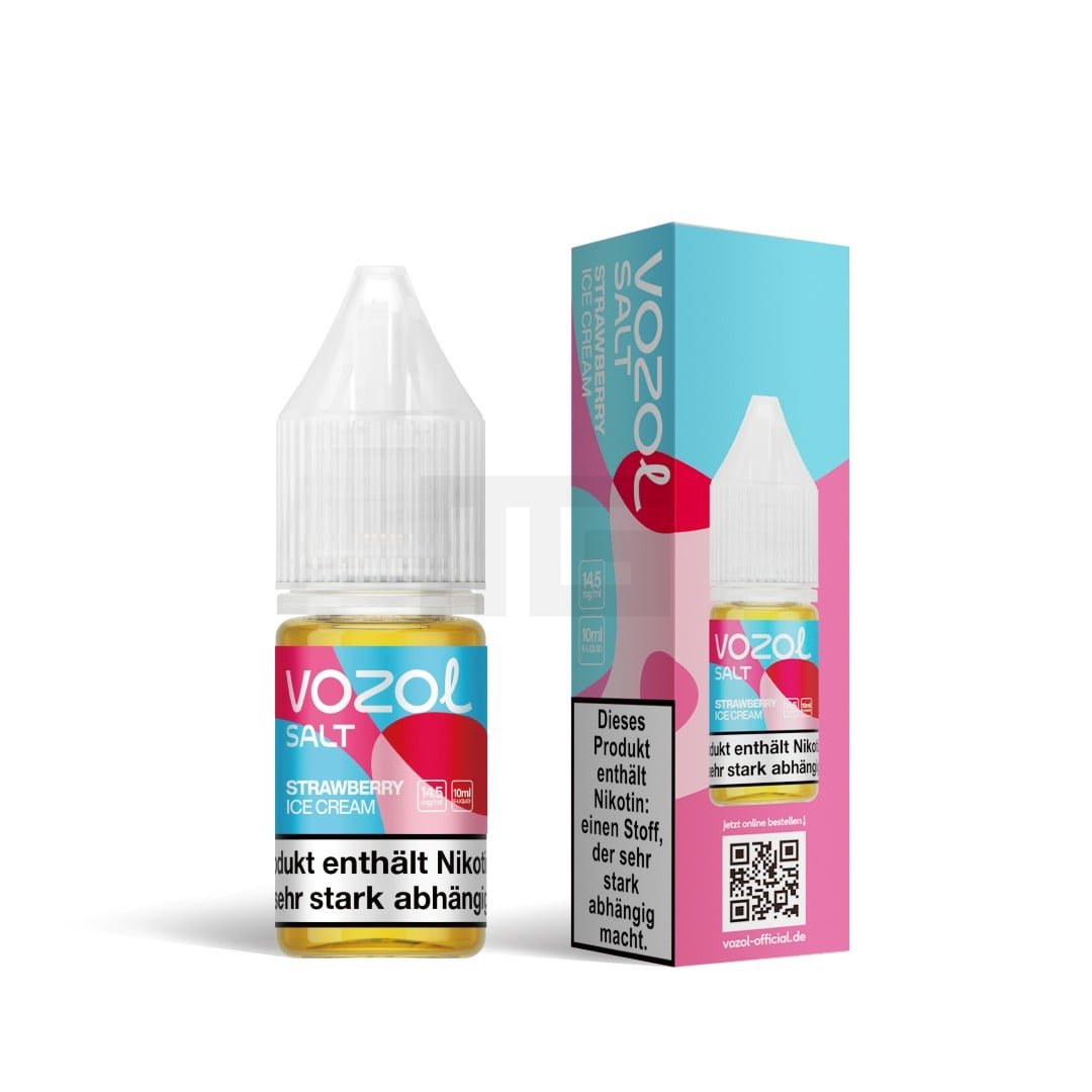 Vozol - Nikotinsalz-Liquid - Strawberry Ice Cream - 10ml - 14,5mg Vozol - Nikotinsalz-Liquid - Strawberry Ice Cream - 10ml - 14,5mg