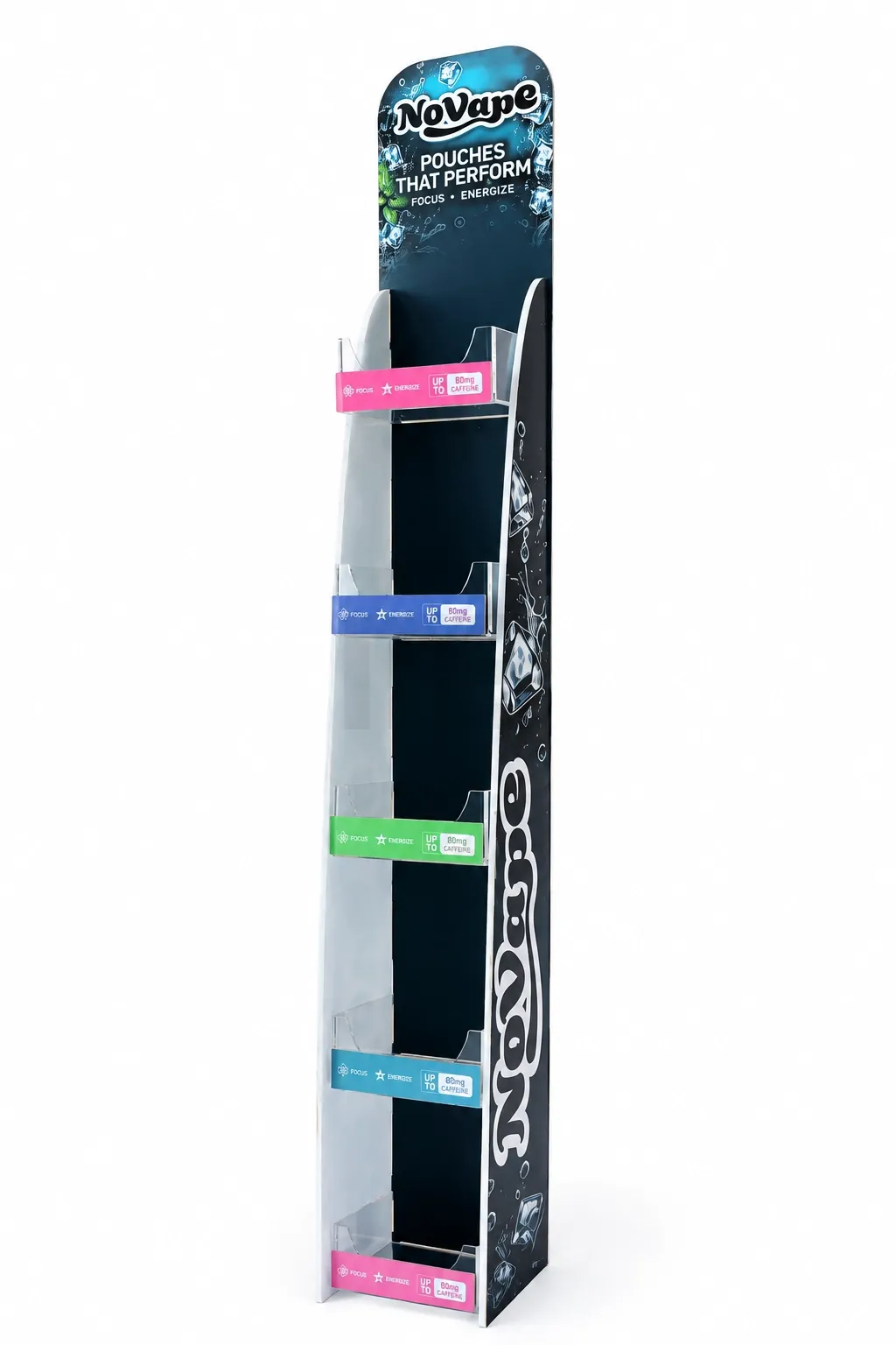 NoVape - Display - Acryl (1-teilig) - 8x58 cm NoVape - Display - Acryl (1-teilig) - 8x58 cm