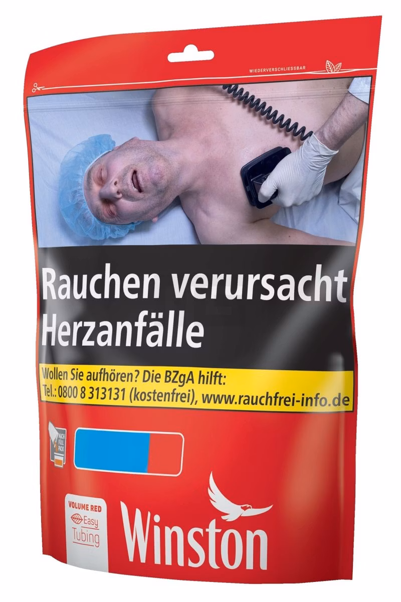 Winston - Drehtabak - Red - 185g - 3XL Zip Bag