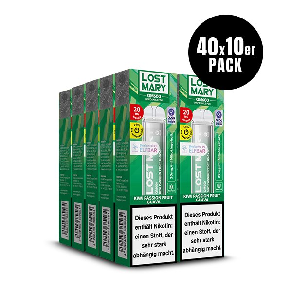 Lost Mary - QM600 - Kiwi Passion Fruit Guava - CP