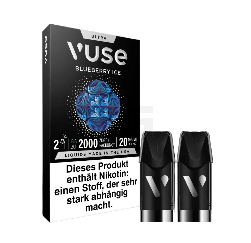 Vuse - Ultra - Prefilled Pods - Blueberry Ice Vuse - Ultra - Prefilled Pods - Blueberry Ice