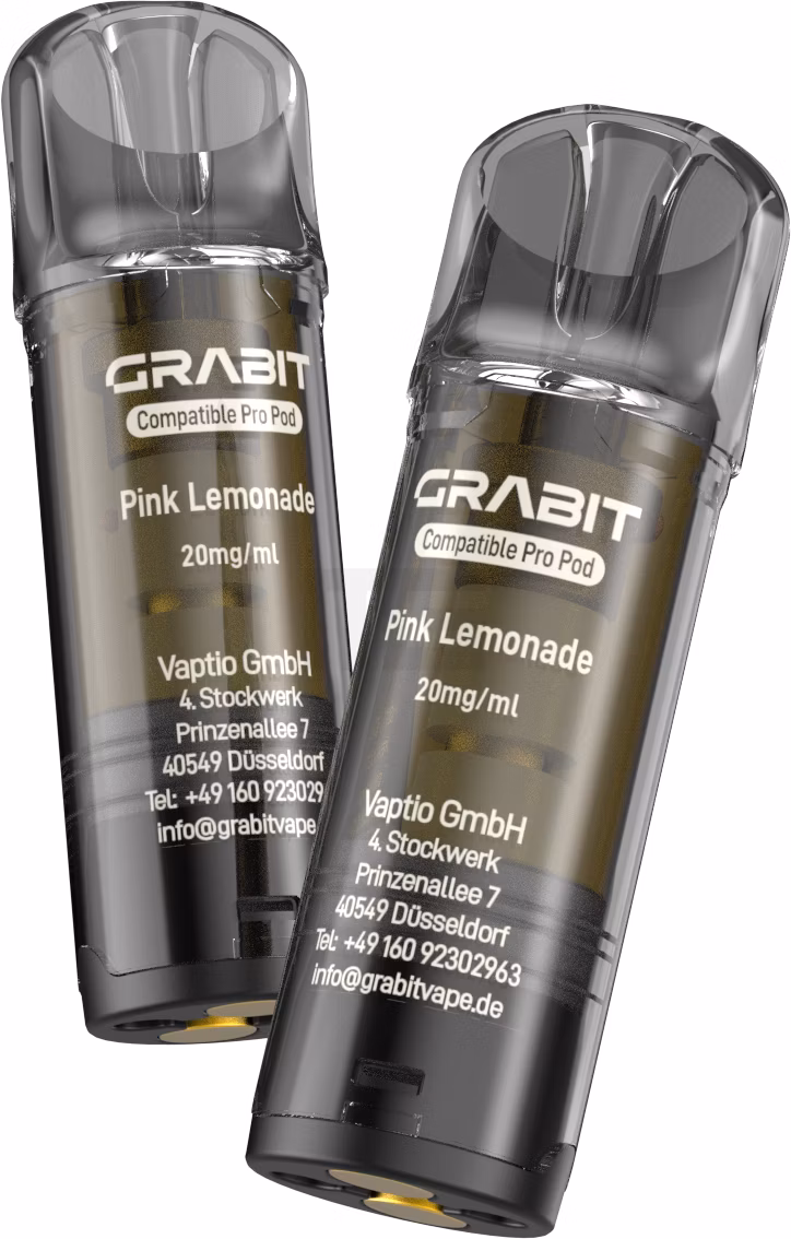 GRABIT - Pro - Prefilled Pod - Pink Lemonade - Max Pack - 4er Packung - 2ml 