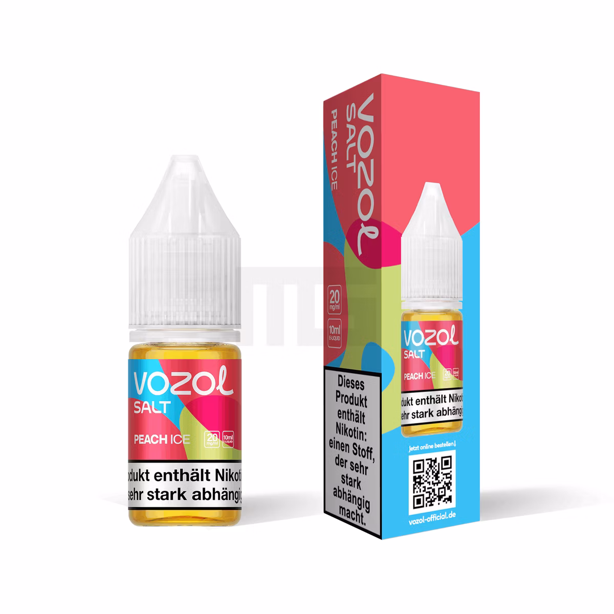 Vozol - Nikotinsalz-Liquid - Peach Ice - 10ml - 20mg Vozol - Nikotinsalz-Liquid - Peach Ice - 10ml - 20mg