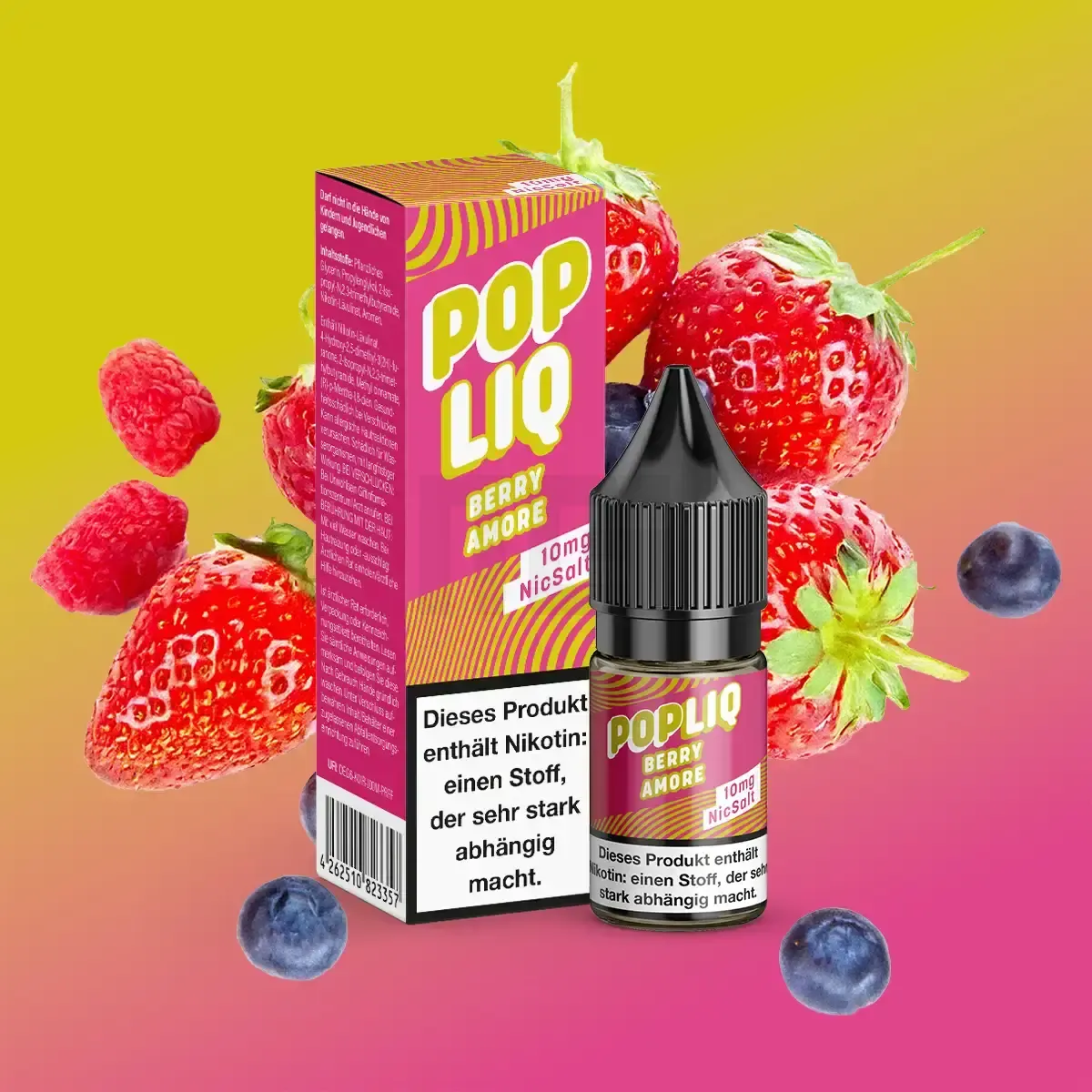 PopLiq Nikotinsalz-Liquid Berry Amore 10ml 10mg PopLiq Nikotinsalz-Liquid Berry Amore 10ml 10mg
