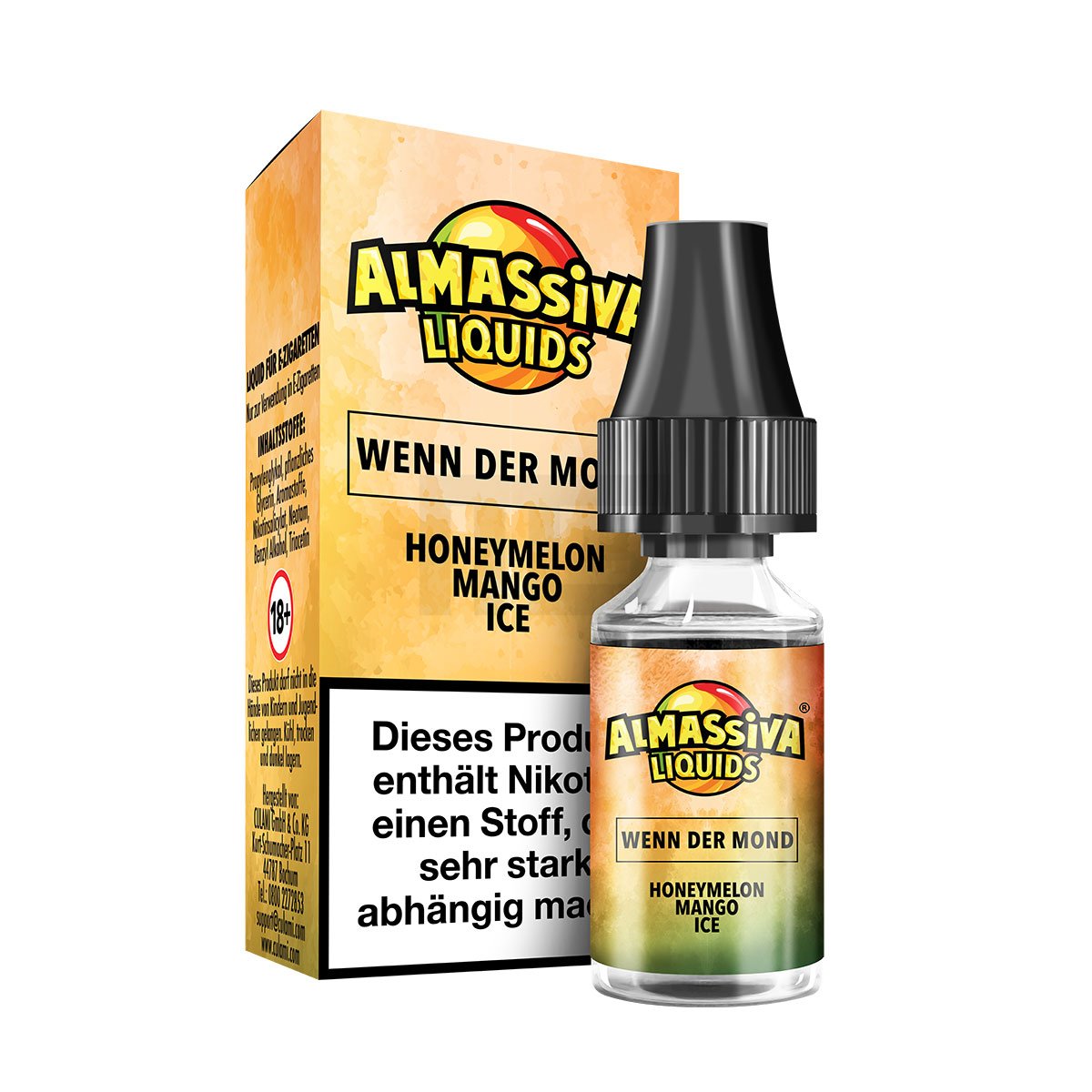 al_massiva_liquid_wenn_der_mond_bottle_box Al Massiva - Wenn der Mond - Nikotinsalzliquid - 10ml - 10mg