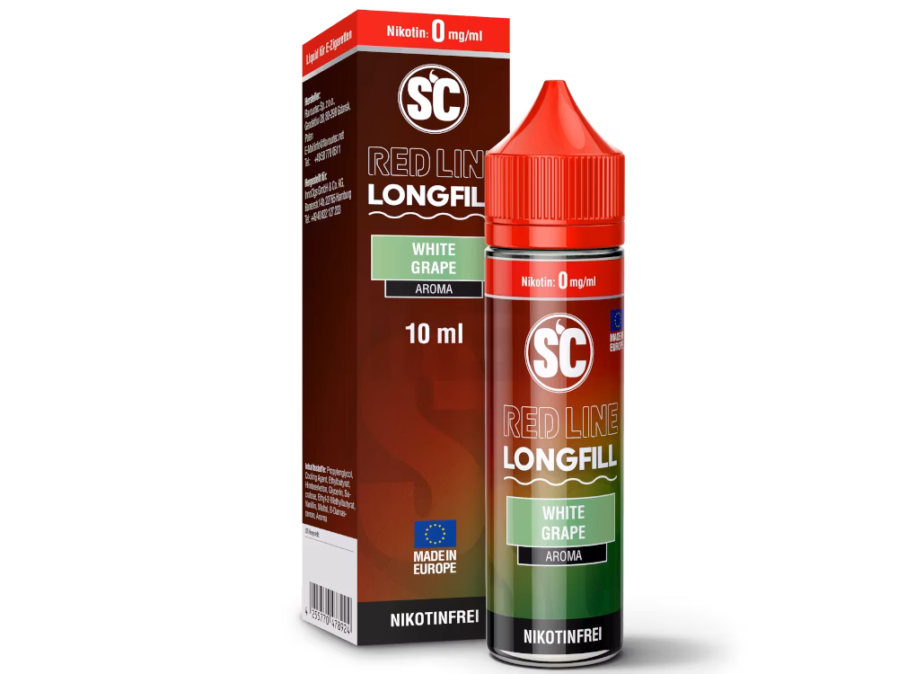 SC Red Line - Aroma - 10ml - White Grape | Inhalt : 10ml | Nikotinstärke : 0mg | Paketgröße : 1er Packung
