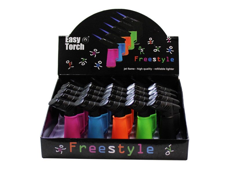 Easy Torch - Freestyle - Jet Flame - Rubber - Pink