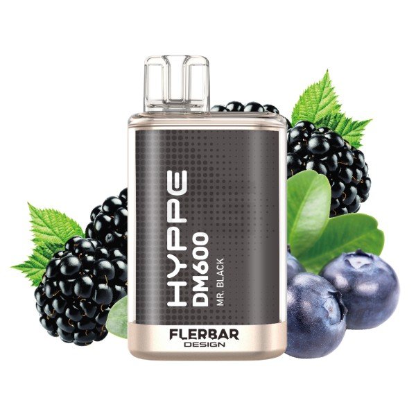 HYPPE - DM600 - Einweg Vape - Mr. Black - 20mg