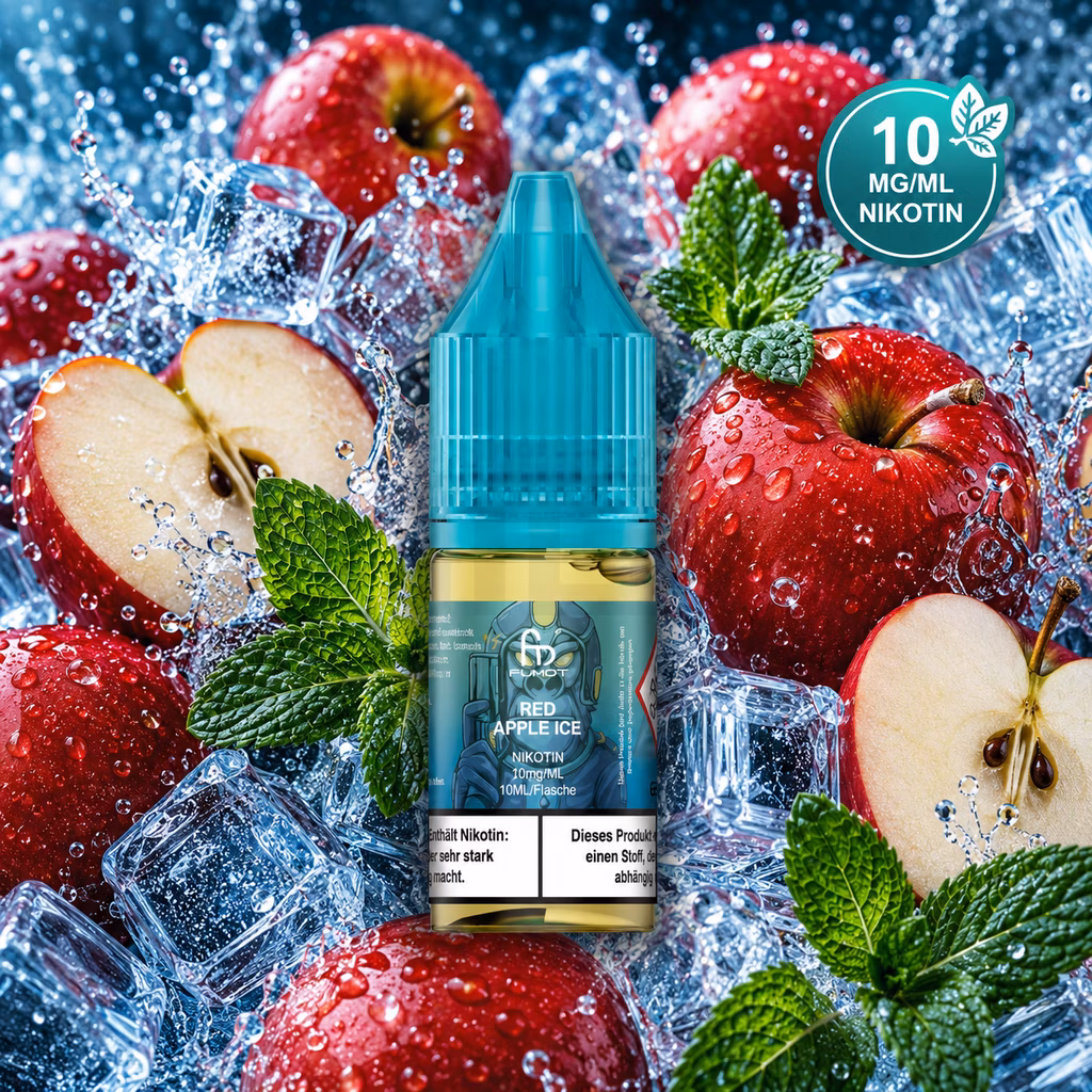 RandM - Tornado - Nikotinsalz-Liquid - 10ml - Red Apple Ice 10mg