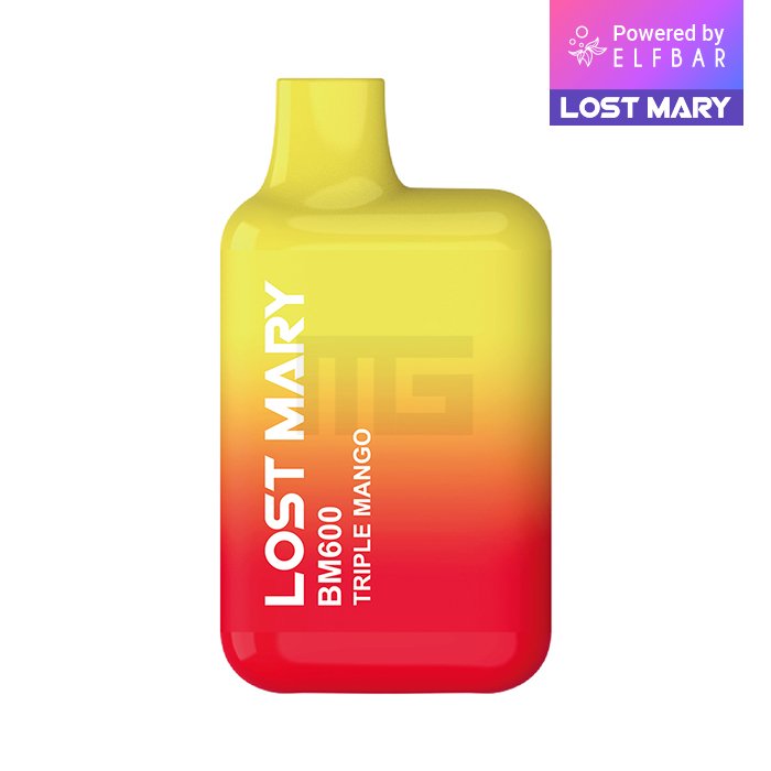 Lost Mary - BM600 - Einweg E-Zigarette - Triple Mango - 20mg - 1er Packung Lost Mary - BM600 - Einweg E-Zigarette - Triple Mango - 20mg - 1er Packung