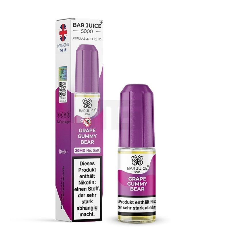 Bar Juice 5000 - Grape Gummy Bear - 10ml - 20mg