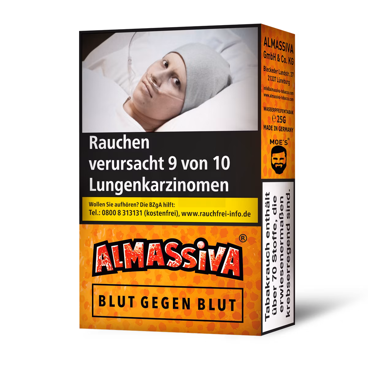 al-massiva-tobacco-blut-gegen-blut-25g Al Massiva Tobacco - Blut gegen Blut - 25g