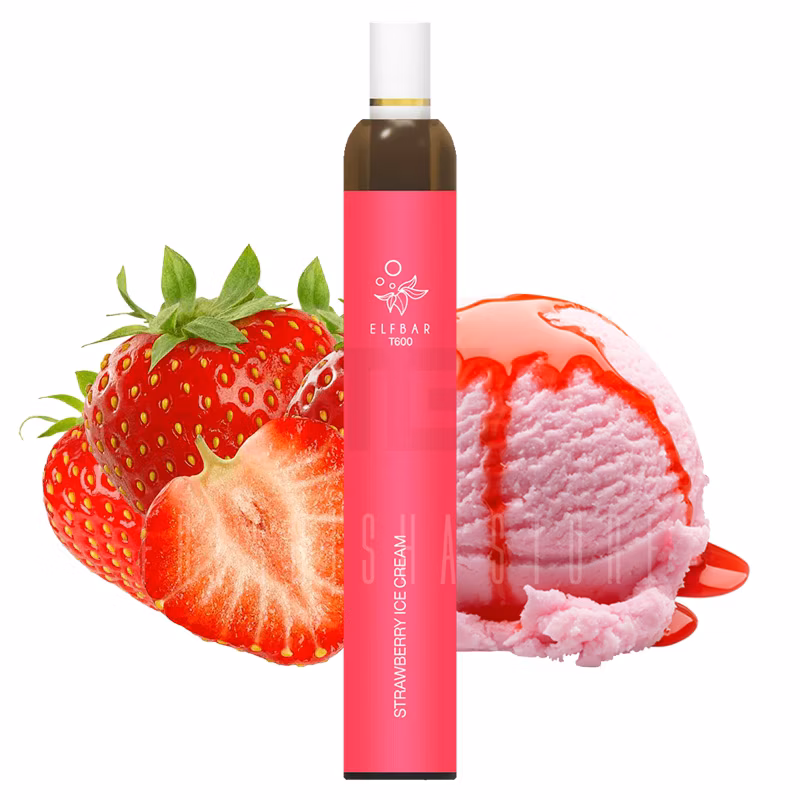 Elf Bar - T600 - Einweg E-Zigarette - Strawberry Ice Cream