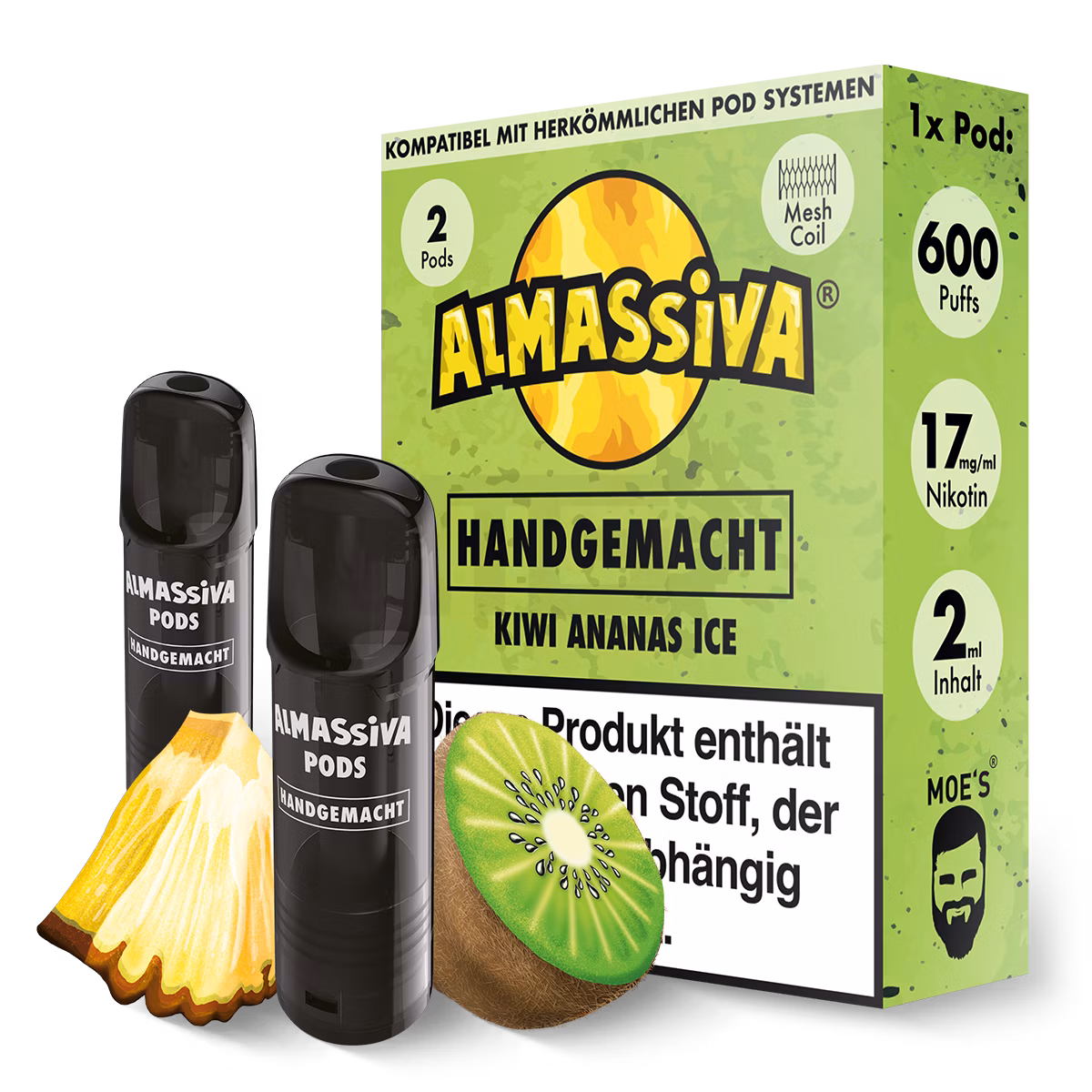 Al Massiva - Prefilled Pod - 2ml - 2er Pack - Handgemacht