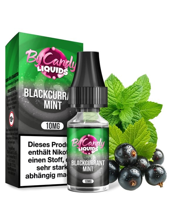 By Candy - Nikotinsalzliquids - 10ml - Blackcurrant Mint - 10mg By Candy - Nikotinsalzliquids - 10ml - Blackcurrant Mint - 10mg