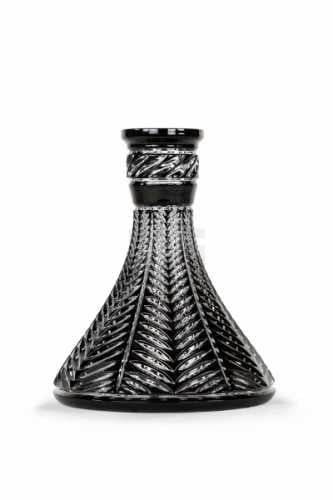 shisha-bowl-tradi-cone-leaf-cut-black Tradi Cone - Leaf Cut - Black