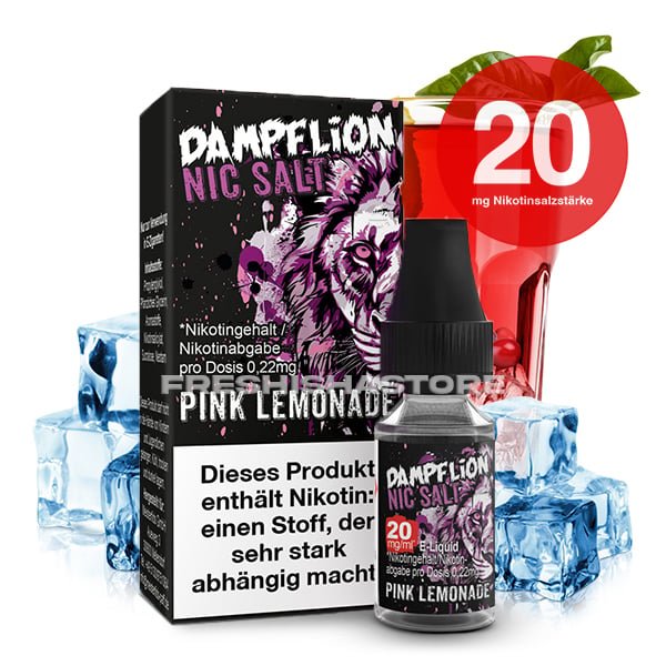 dampflion-intense-pink-lemonade-10ml-20mg-1 Dampflion - Intense - Pink Lemonade - Nikotinsalz Liquid - 10ml - 20mg