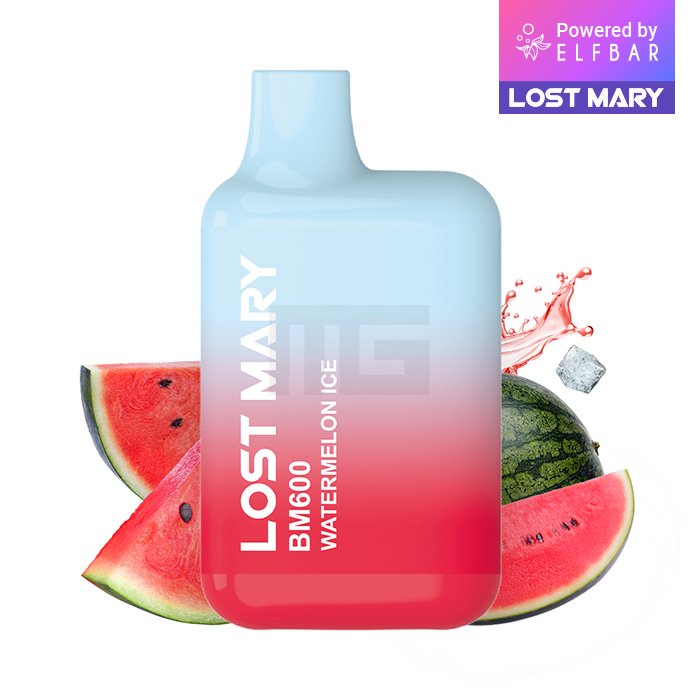 Lost Mary - BM600 - Einweg E-Zigarette - Watermelon Ice - 20mg - 1er Packung Lost Mary - BM600 - Einweg E-Zigarette - Watermelon Ice - 20mg - 1er Packung